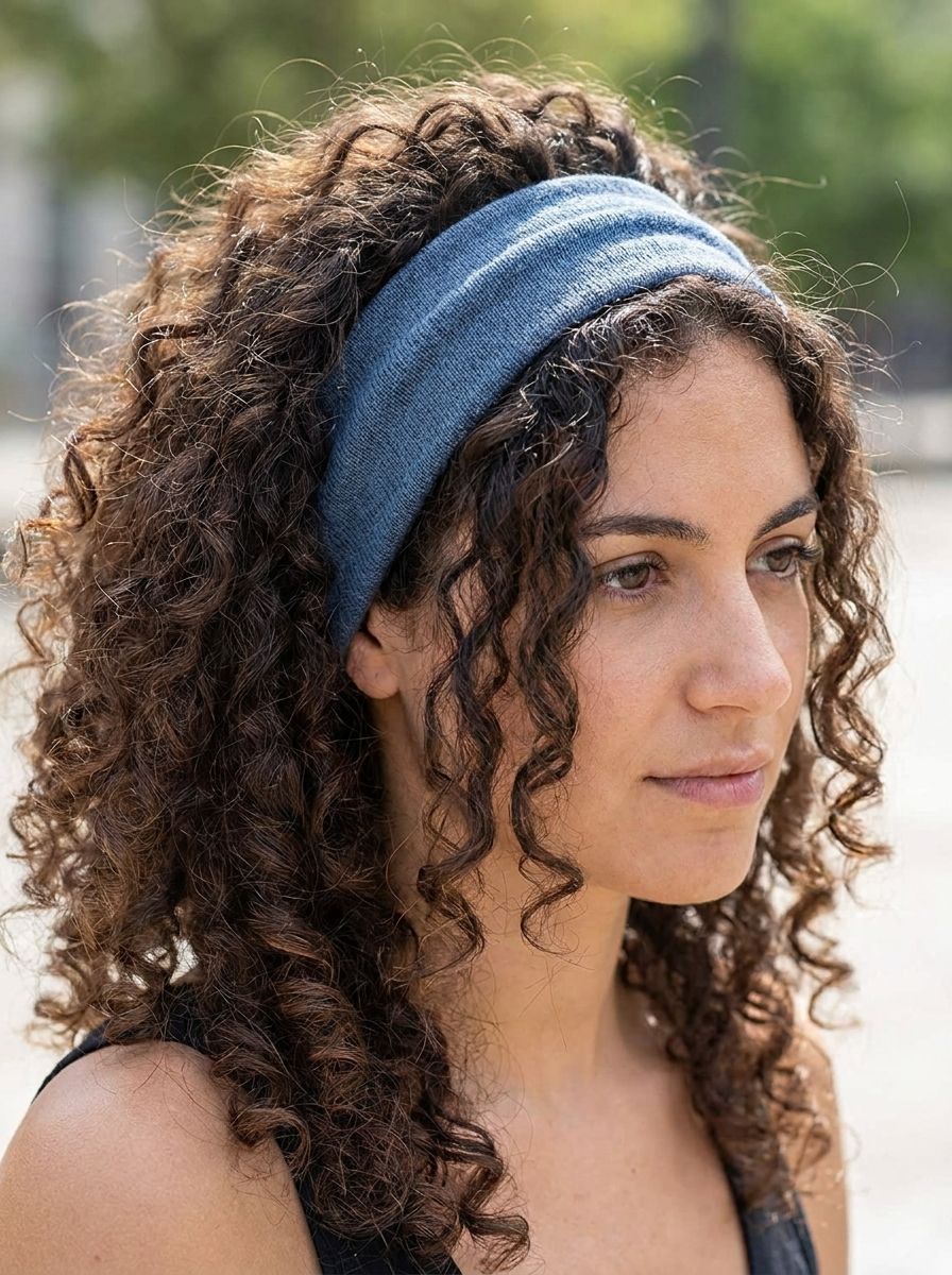 Haarband mit Locken - Frisuren mit Haarband